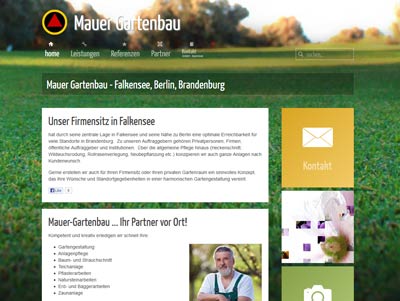 mauer gartenbau
